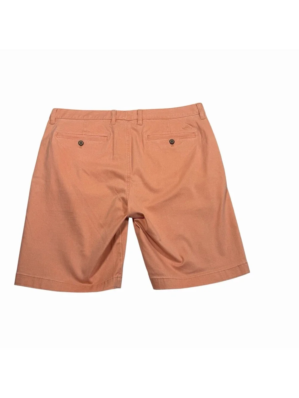 Tommy Bahama Coral Orange Chino Flat Front Shorts Men's Size 35